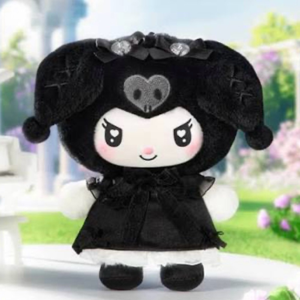 Sanrio Characters Angel Garden Vinyl Plush Pendant - Kuromi Garden Angel